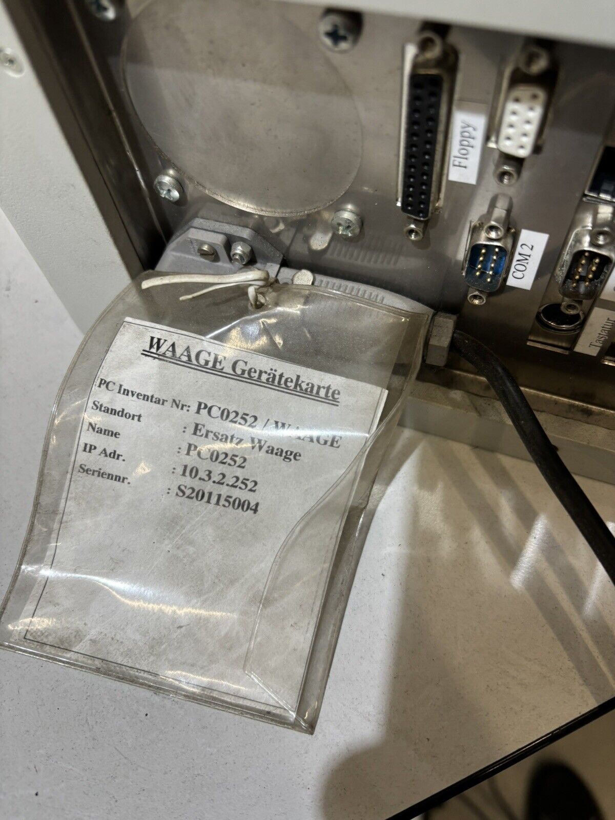 FORSIS MASTER 1000S 50Hz 230V 12,2x7,9inch + Waage Gerätekarte