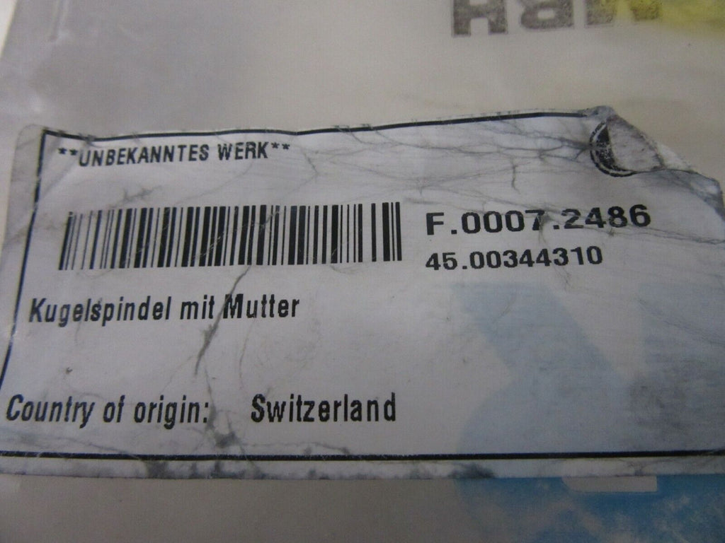Kugelspindel Warner Electric 45.00344310 mit Mutter Gesamtlänge: 400mm