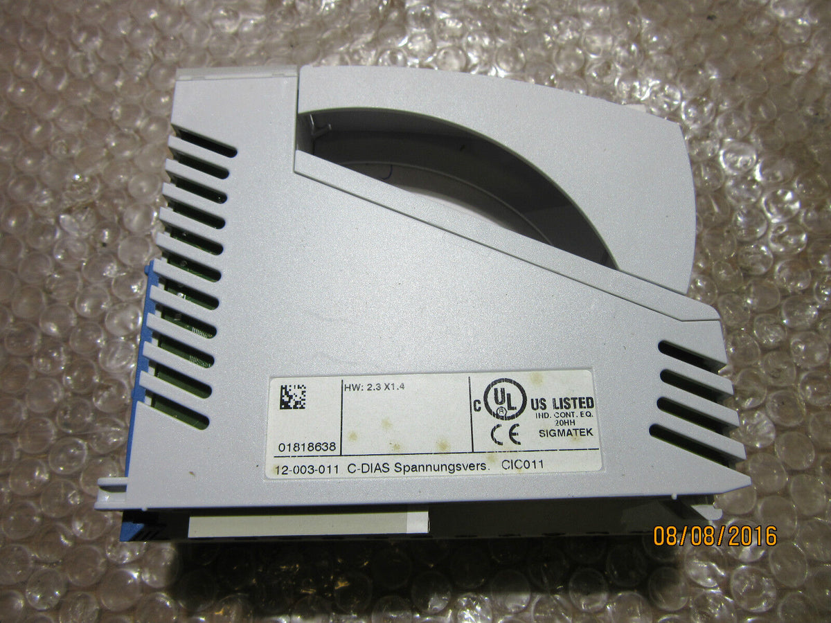 SIGMATEK C-DIAS Spannungsvers. CIC011 - UNBENUTZT/UNUSED - 