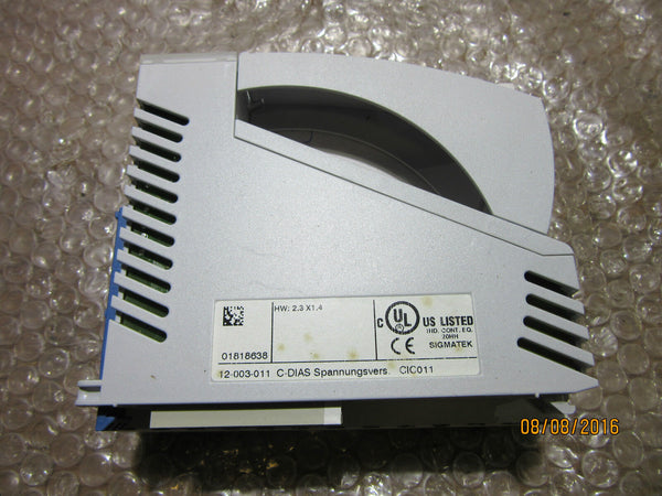 SIGMATEK C-DIAS Spannungsvers. CIC011 - UNBENUTZT/UNUSED - 