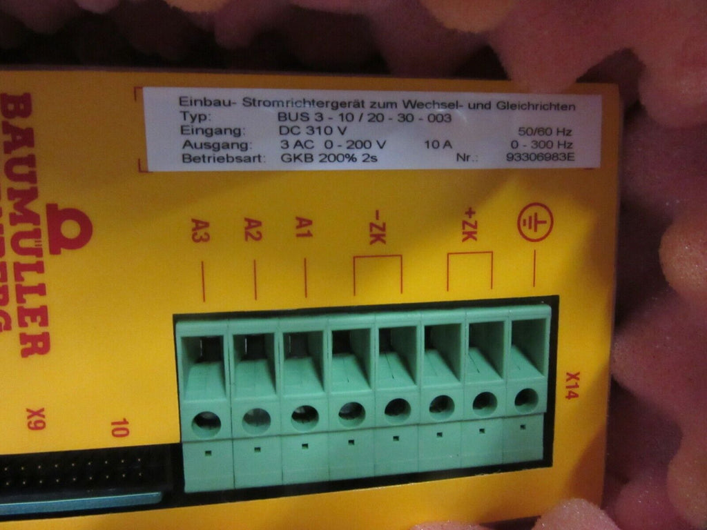 Baumüller Servoregler BUS 3-10/20-30-003