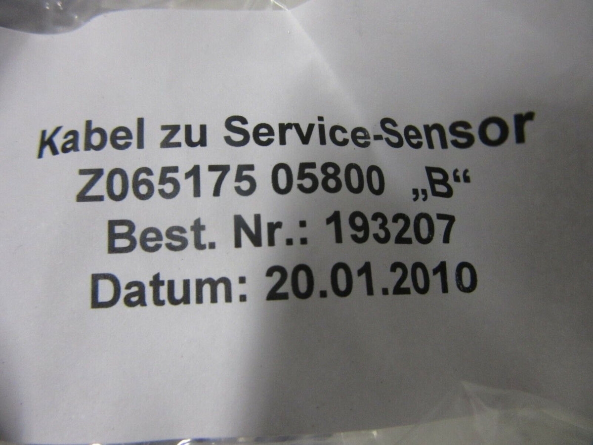 Staeubli Sargans AG Kabel zu Service-Sensor Z065175 05800 "B" -3pieces-