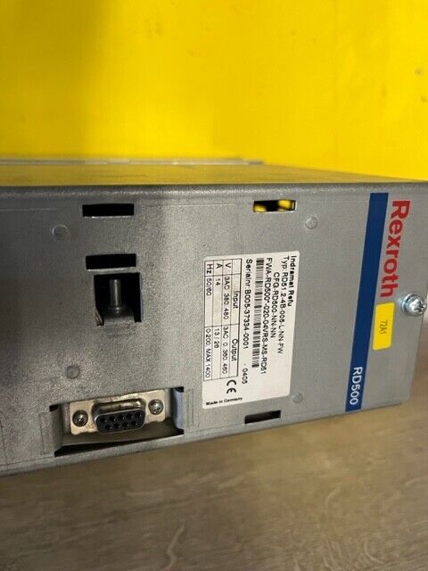 REXROTH REFU TYPE RD5.12-4B-005-L-NN-FW CFG-RD500-NN-NN
