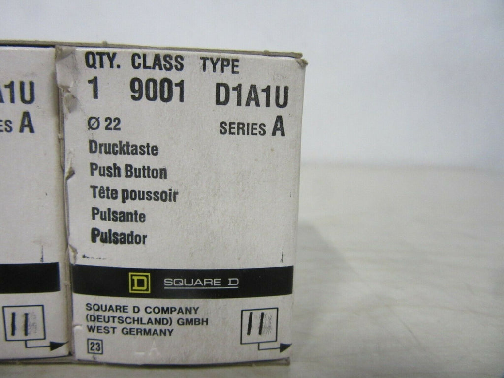 Square D 9001 D1A1U  Drucktaste -5Stück-