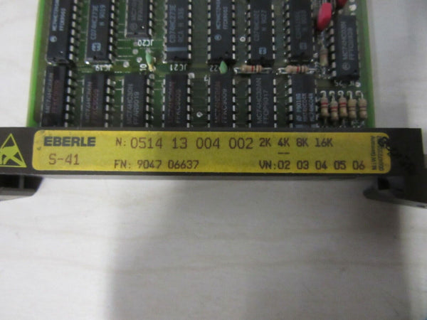 Eberle S-41 Speichermodul 0514 13 004 002