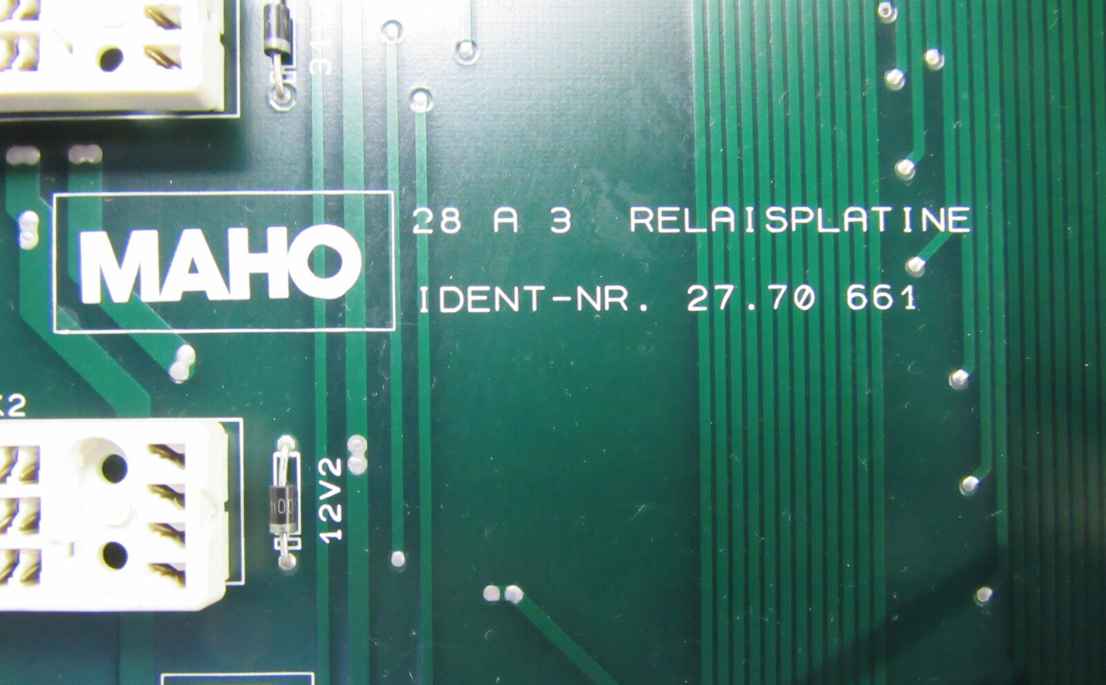MAHO 28A3 Relaisplatine Id.Nr. 27.70 661