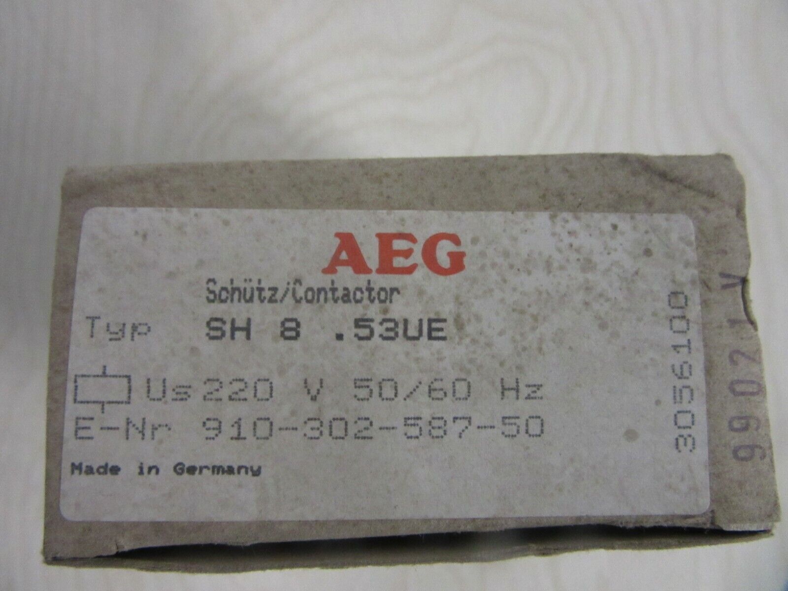AEG Typ SH8.53UE 2pieces Schütz/Contactor