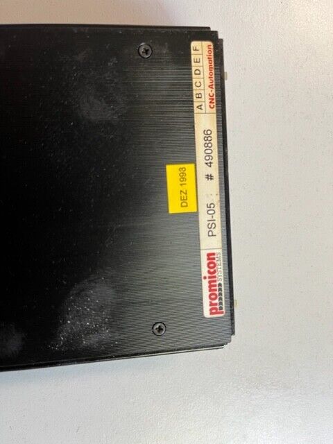 Promicon KNIEL PSI-05 TYP CP 5,15.10 A.Nr.: 301-027-04 956 40337