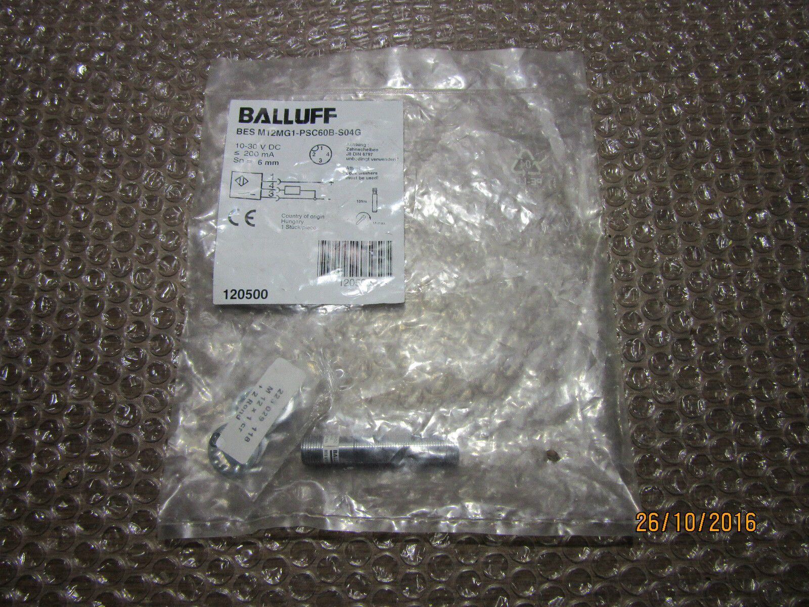 BALLUFF BES M12MG1-PSC60B-S04G - unopened -