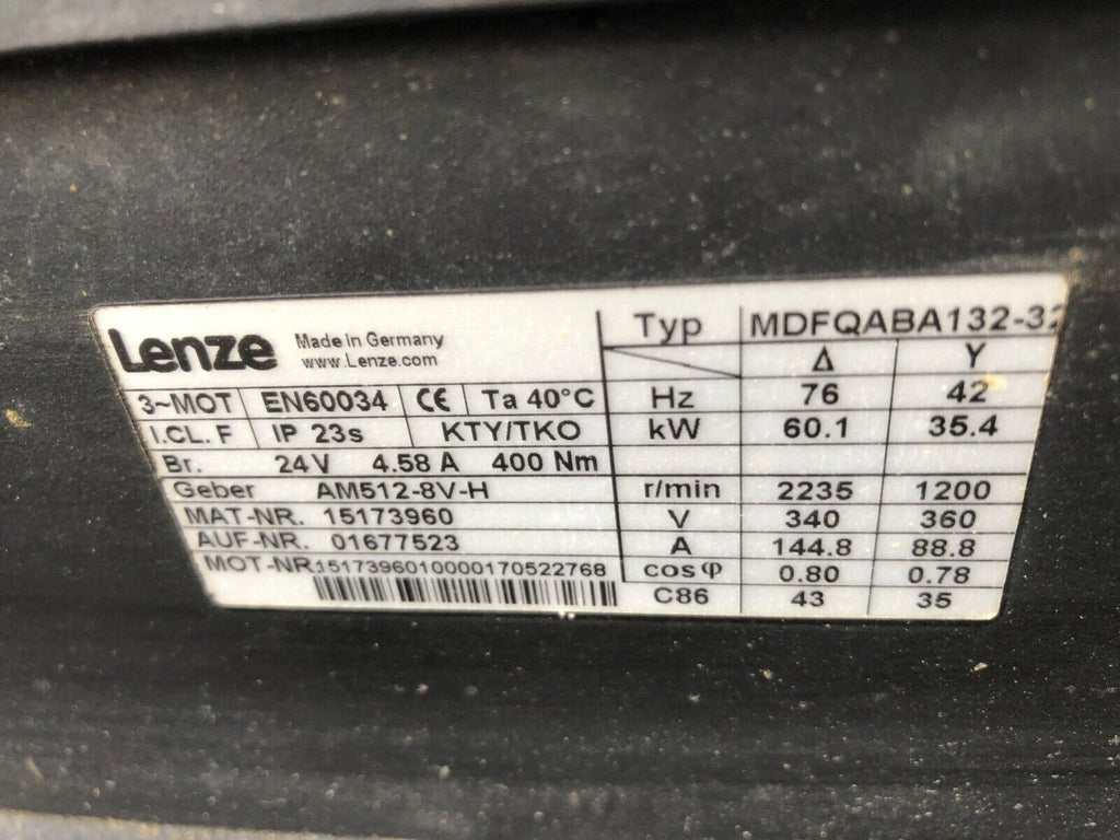 Lenze AC-Servomotor MDFQABA132-32