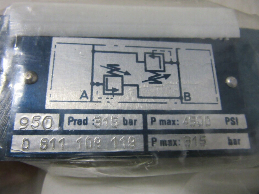 Bosch 0 811 109 119 pmax 315 bar
