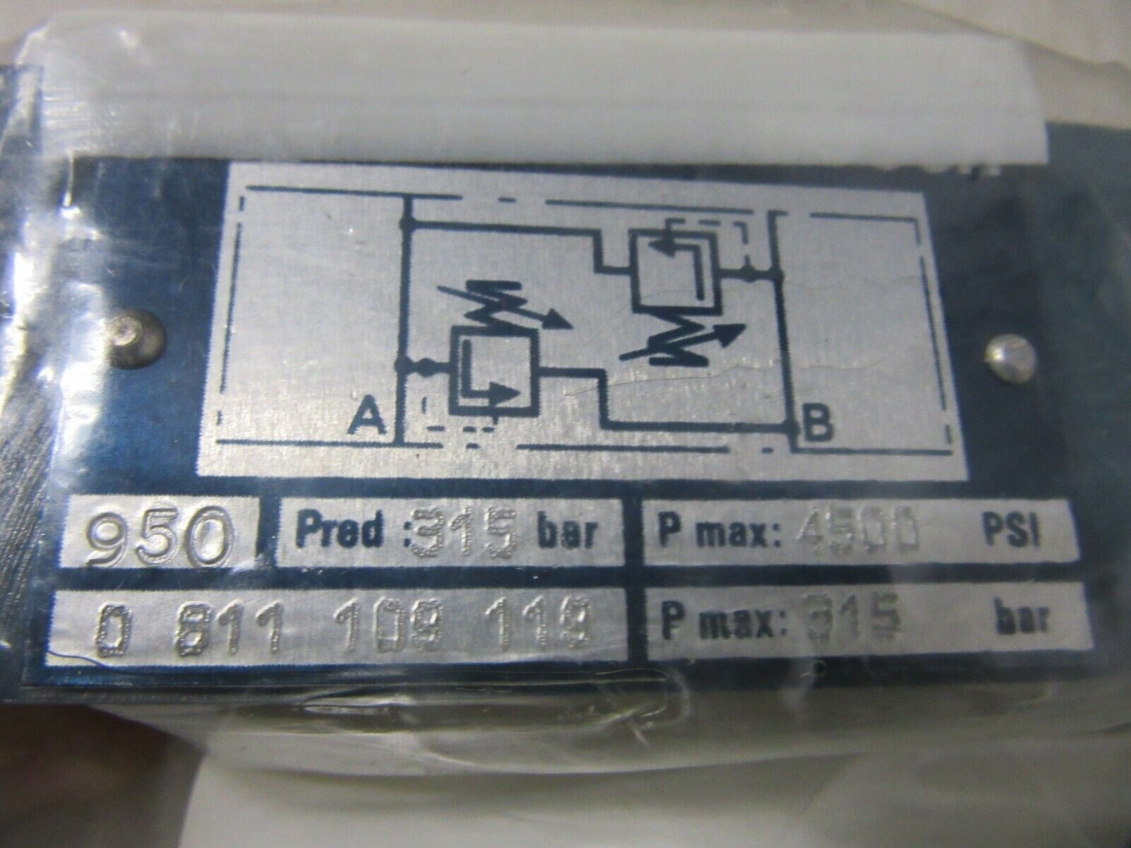 Bosch 0 811 109 119 pmax 315 bar