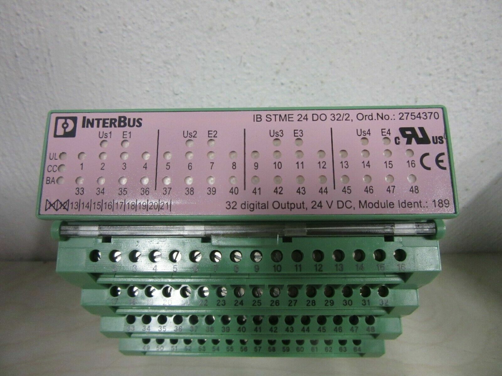 Phoenix Contact Interbus IB ST 24 DO32/2 2754370 + 2754325 27 54 32 5