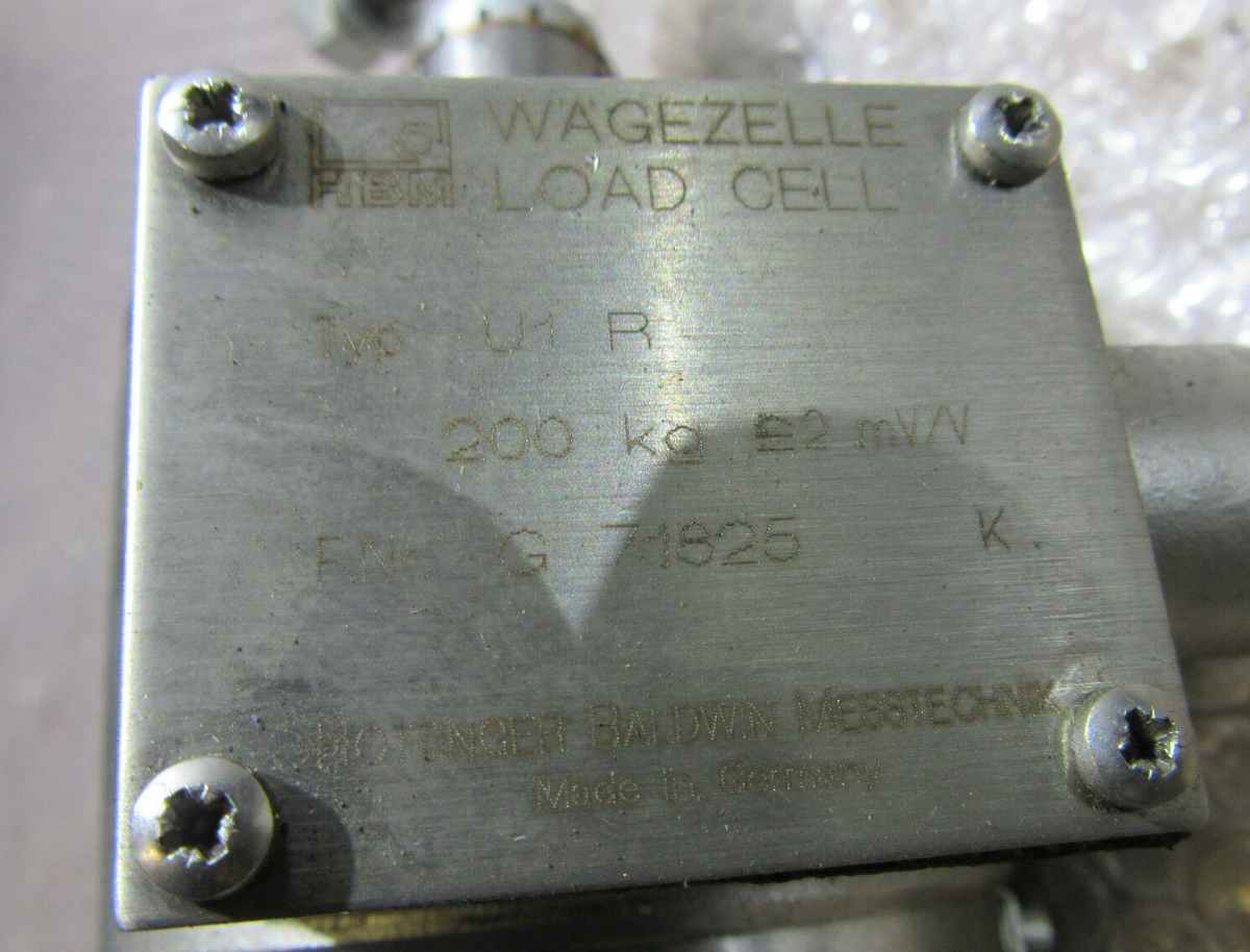 HBM WÄGEZELLE LOAD CELL U1 R 200kg F-Nr. G71825