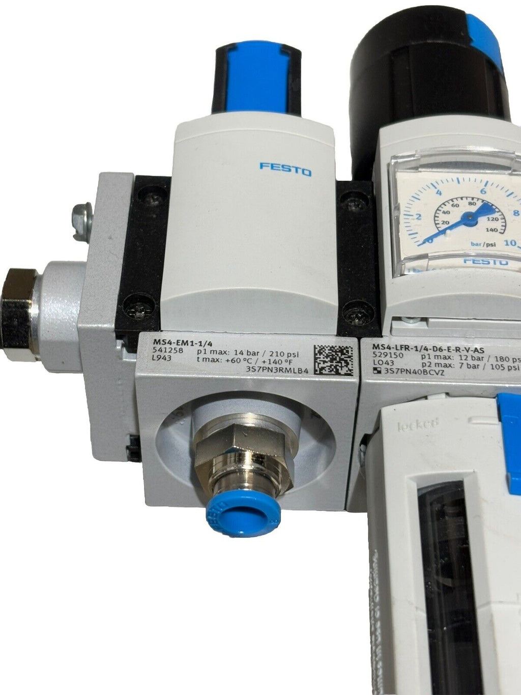 FESTO Wartungseinheit mit 541258, 529150, 529555, 529482 2pcs.