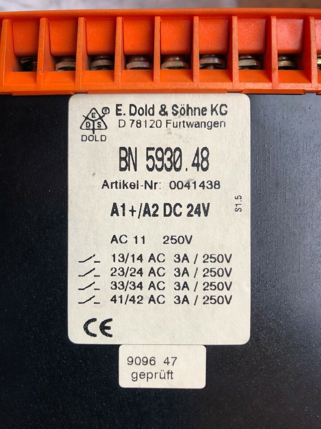 Dold safemaster BN5930 Not-Aus-Modul