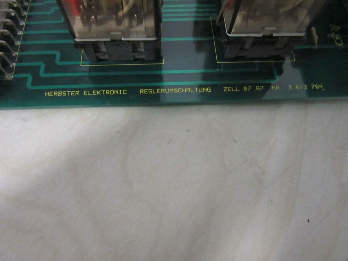 Herbster Elektronic Reglerumschaltung Zell 07.87 NR 3 613 764