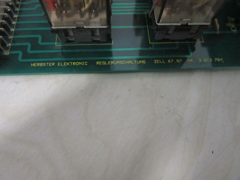 Herbster Elektronic Reglerumschaltung Zell 07.87 NR 3 613 764