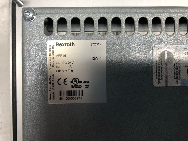 Rexroth IndraControl V, VPP16.3DBK-1G0, PC-Based, R911171020 - gebraucht, used -