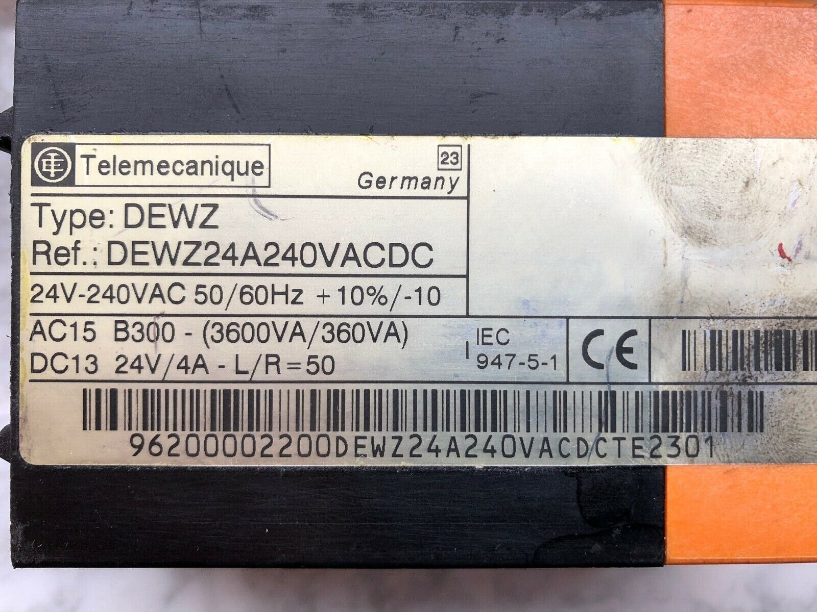 Telemecanique Prevenat Type DEWZ