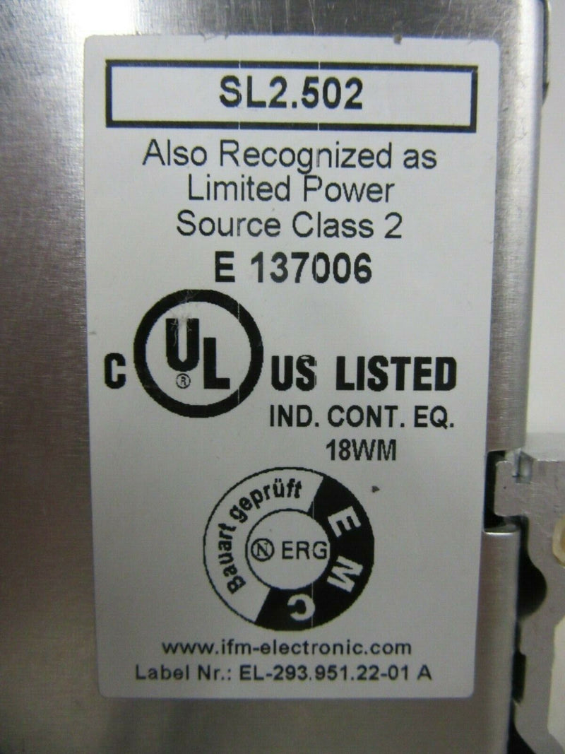 ifm electronic Power Supply DN 2011 