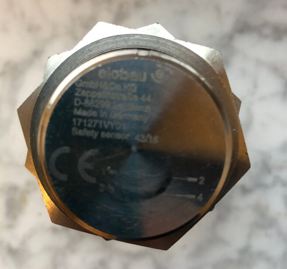 elobau S-Sensor - 171271VY01 - magnetisch - Schließer/Öffner, Einbaustecker M12