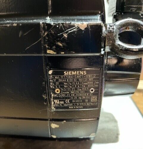 Siemens MOTOR 1FT7084-5AH71-1FB1-Z BRAKE 24V-