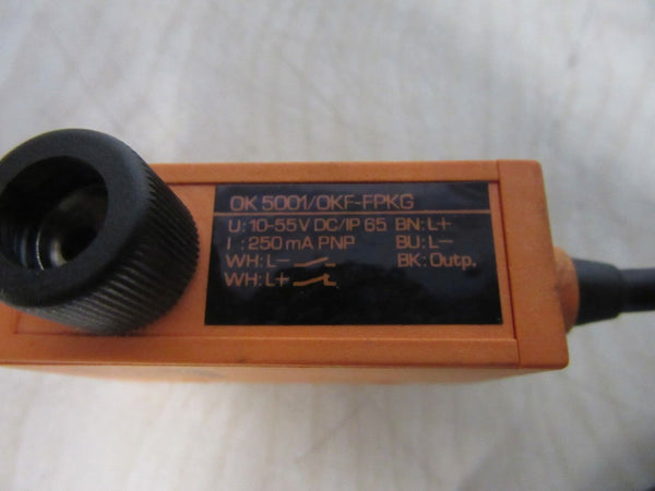 IFM electronic OK 5001/OKF-FPKG Lichtschranke Fieberoptik-verstärker