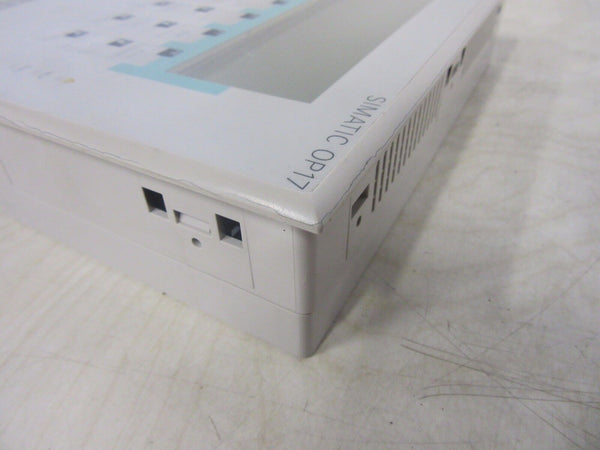 Siemens Simatic Operator Panel OP 17-PP 6AV3 617-1JC00-0AX1  