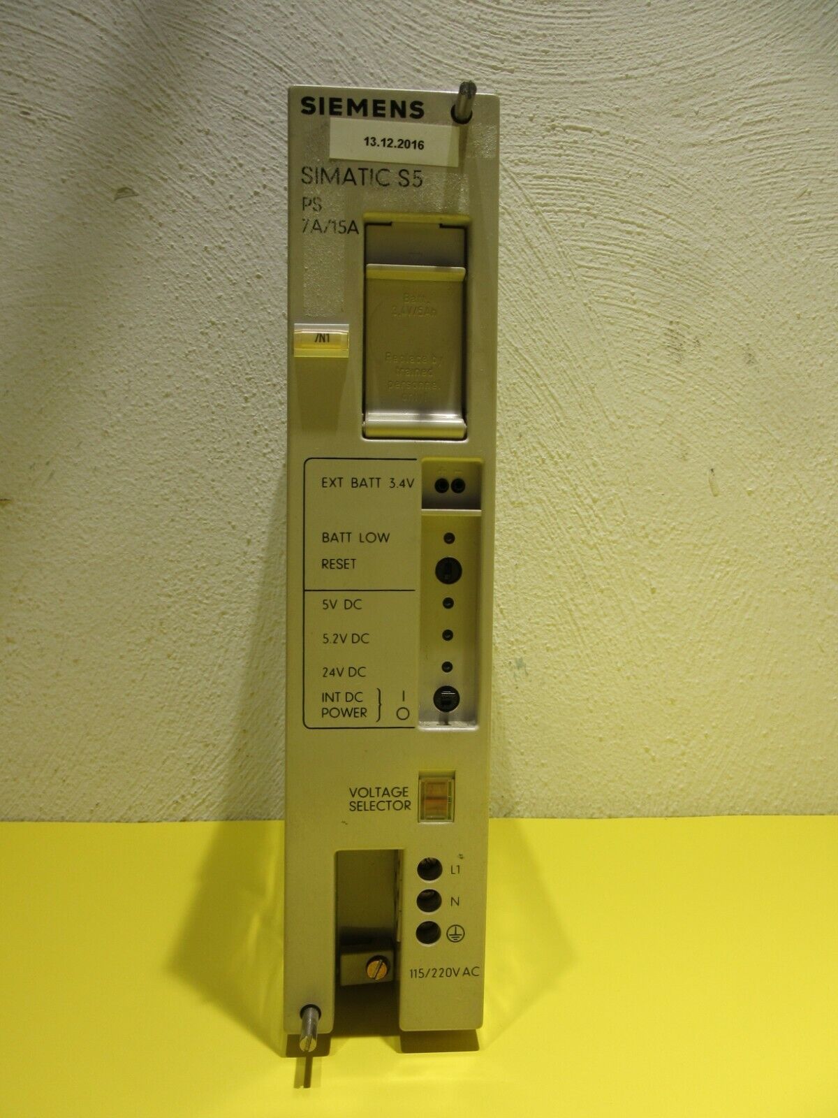 Siemens Simatic S5 Power Supply 15A