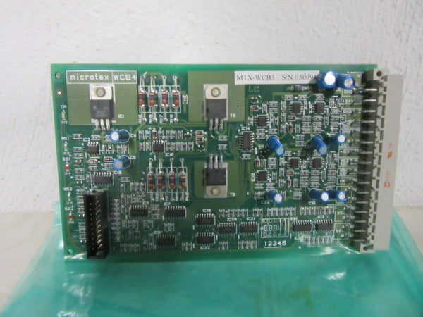 Mictrotex WCB4 MTX-WCB3 UNUSED
