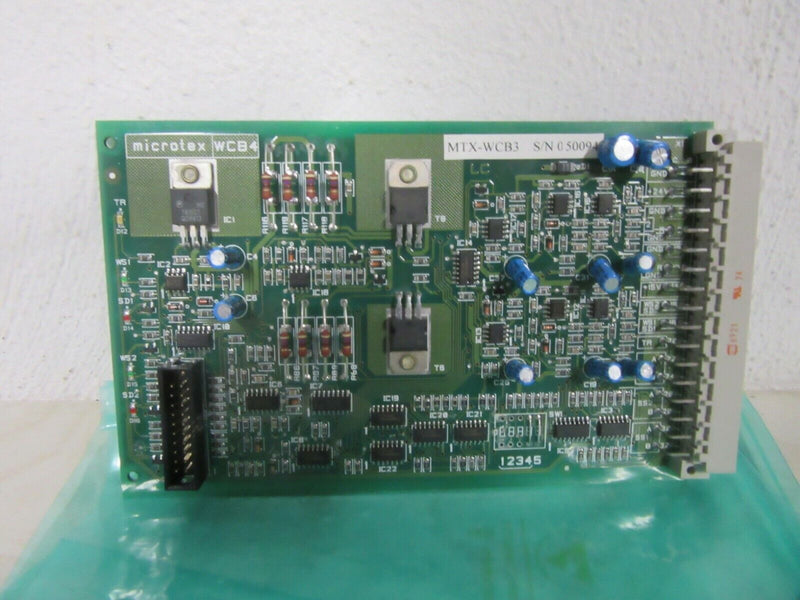 Mictrotex WCB4 MTX-WCB3 UNUSED