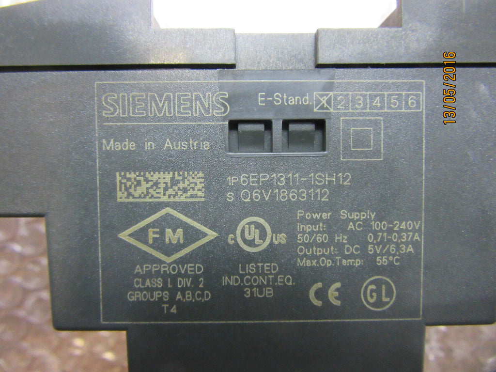 Siemens Logo! Power | 6EP1311-1SH12 | E-Stand: 1 | used 