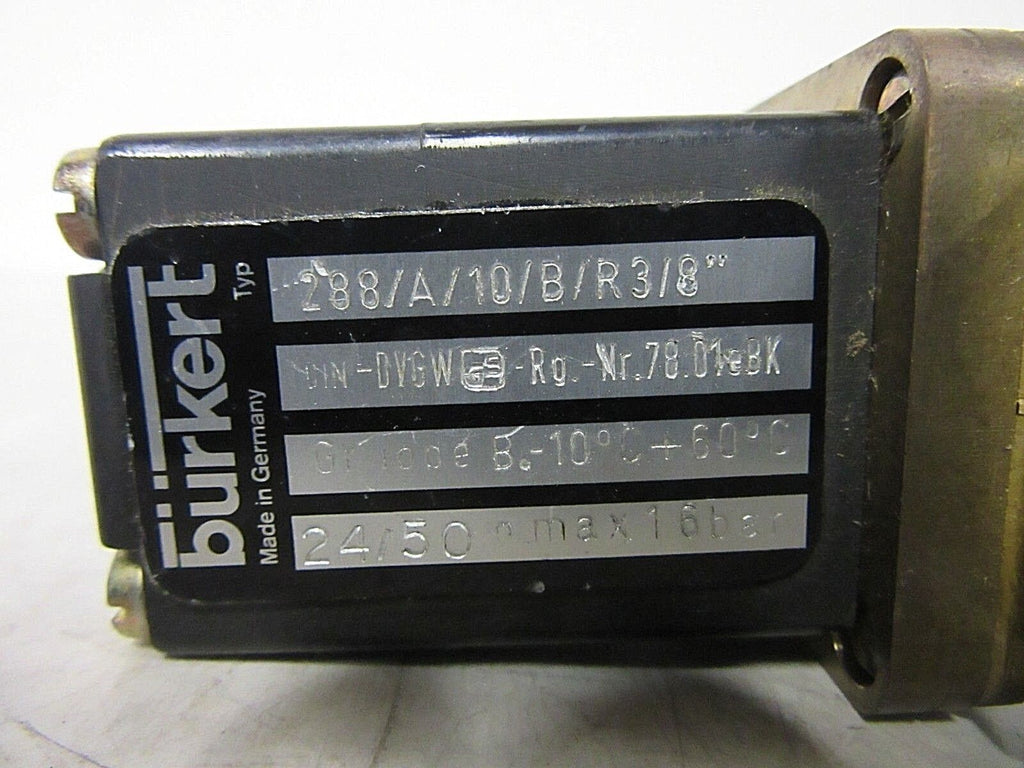 Bürkert 288/A/10/B/R3/8" -unused-
