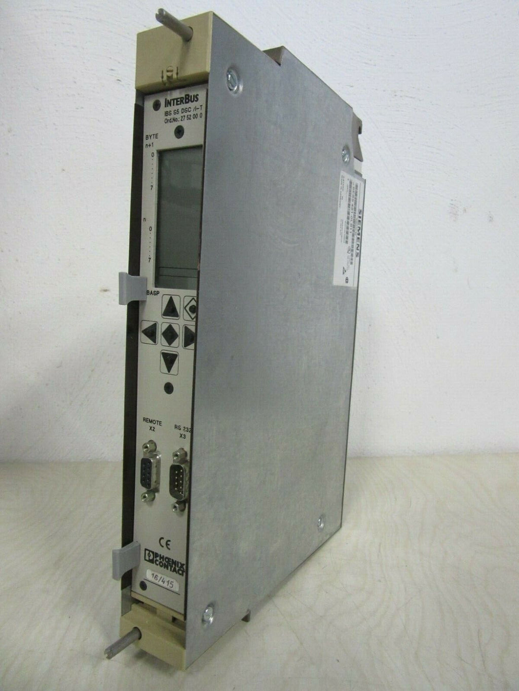 Siemens Simatic S5 6ES5 491-0LB11 E: 02 Phoenix Contact InterBus IBS S5 DSC/I-T