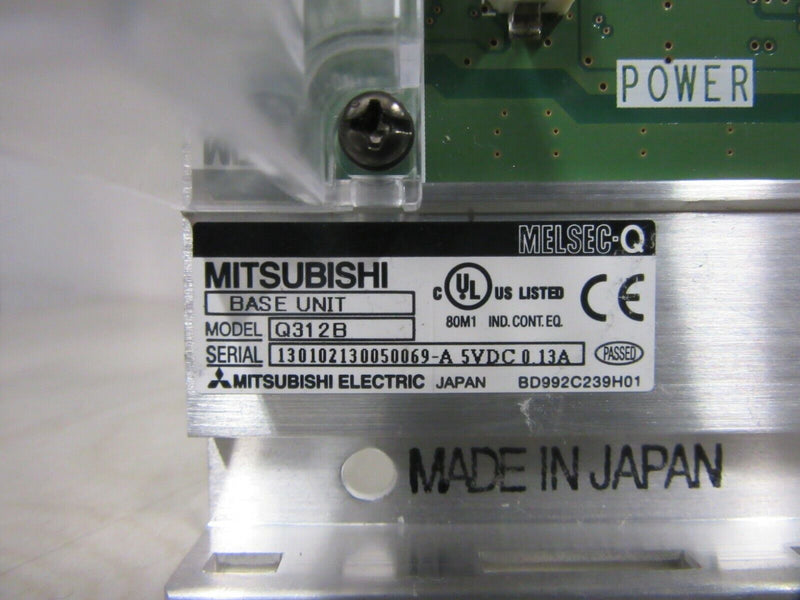 Mitsubishi Base Unit Q312B Melsec-Q