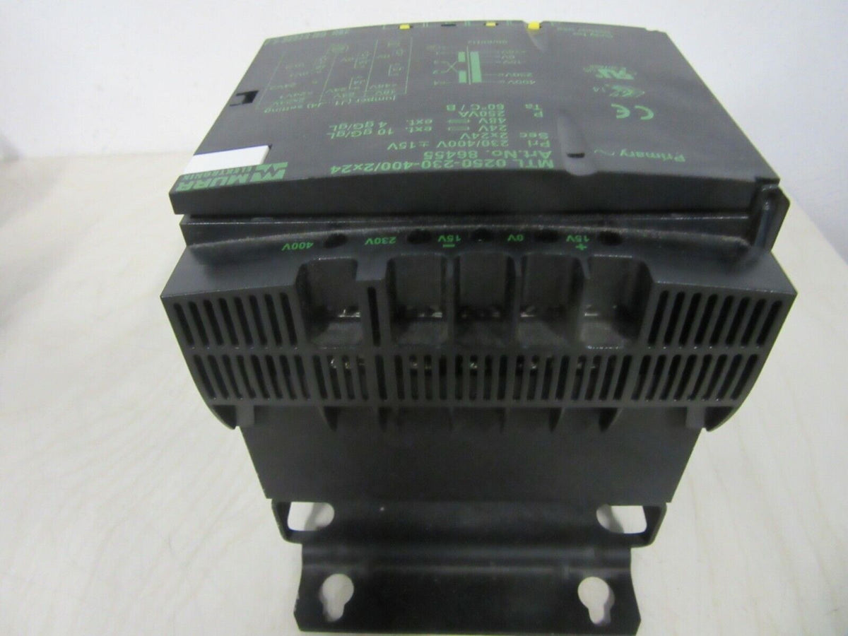 MTL Einphasen Sicherheitstransformator MTL-0250-230-400\2x24