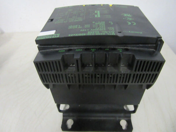 MTL Einphasen Sicherheitstransformator MTL-0250-230-400\2x24