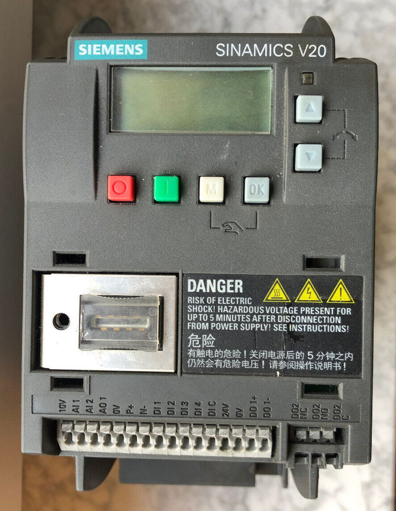 Siemens SINAMICS V20 6SL3210-5BE22-2UV0