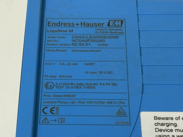 Endress+Hauser Liquiline M CM42-LEA000EAD00 mit OVP Zweidrahtmessumformer