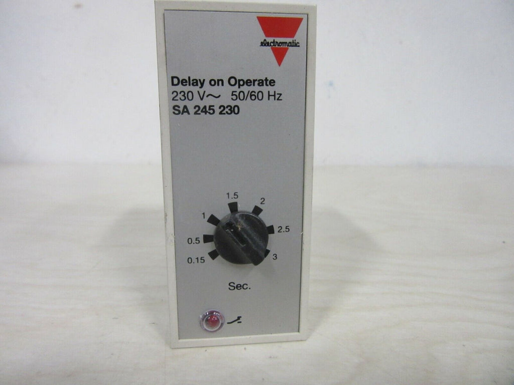 Electromatic SA 245 230 Delay on Operate