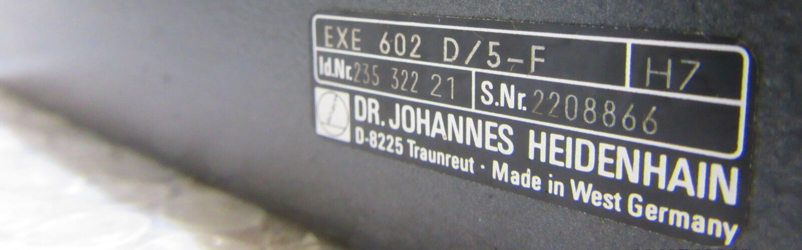 HEIDENHAIN EXE 602 D/5-F ID 23532221
