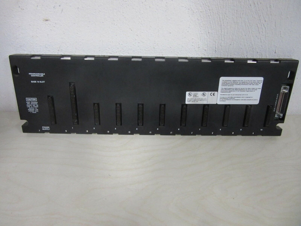 GE FANUC IC693CHS391J 10 SLOT BASE EMI ENHANCED
