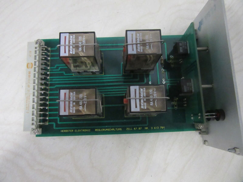 Herbster Elektronic Reglerumschaltung Zell 07.87 NR 3 613 764