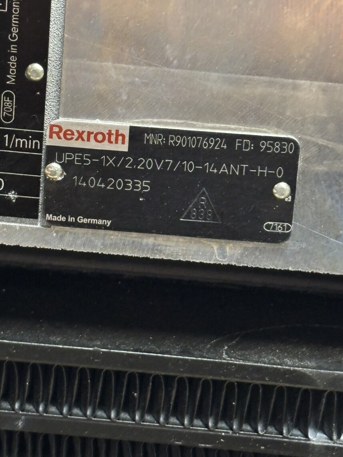 Rexroth UPE5-1X 2,20V7/10-14ANT-H-0 R901076924 Kompaktaggregat + Hydraulik