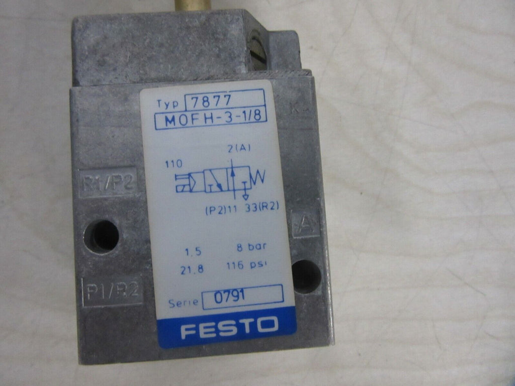 Festo MOFH-3-1/8  7877  1.5...8 bar   Magnetventil
