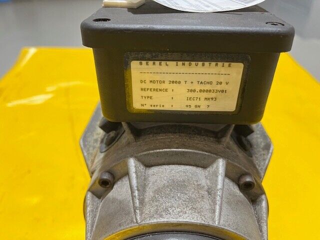 Serel Industrie DC Motor 2000T + Tacho 20
