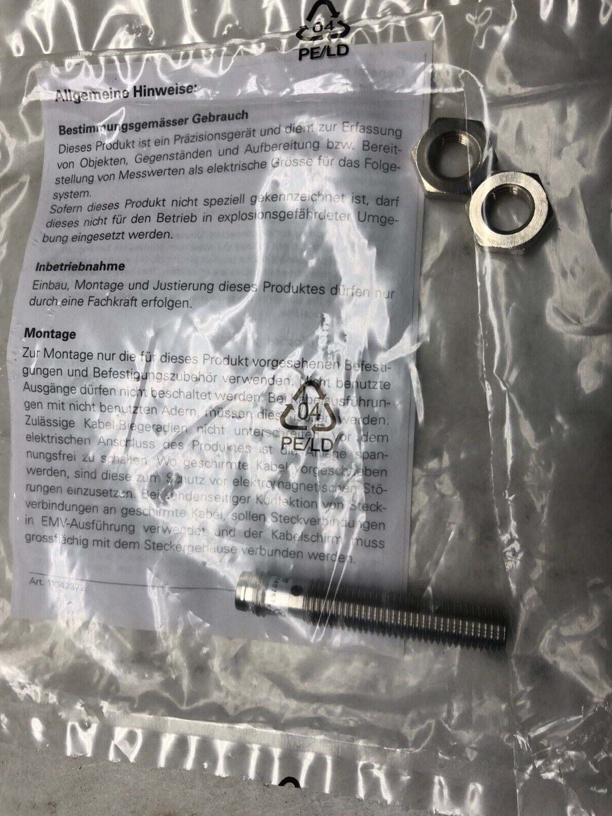 Baumer Induktiver Sensor IR08.P03S-F46.PO1Z.7SL (11148757)