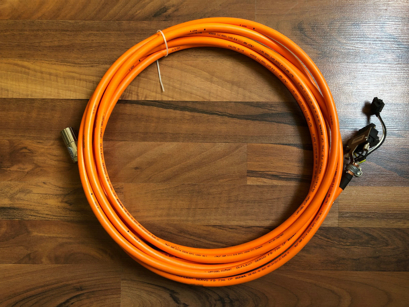 Kabel Servomotor  Länge: 7.1m, techn. Daten siehe Fotos: AWM Style 20234