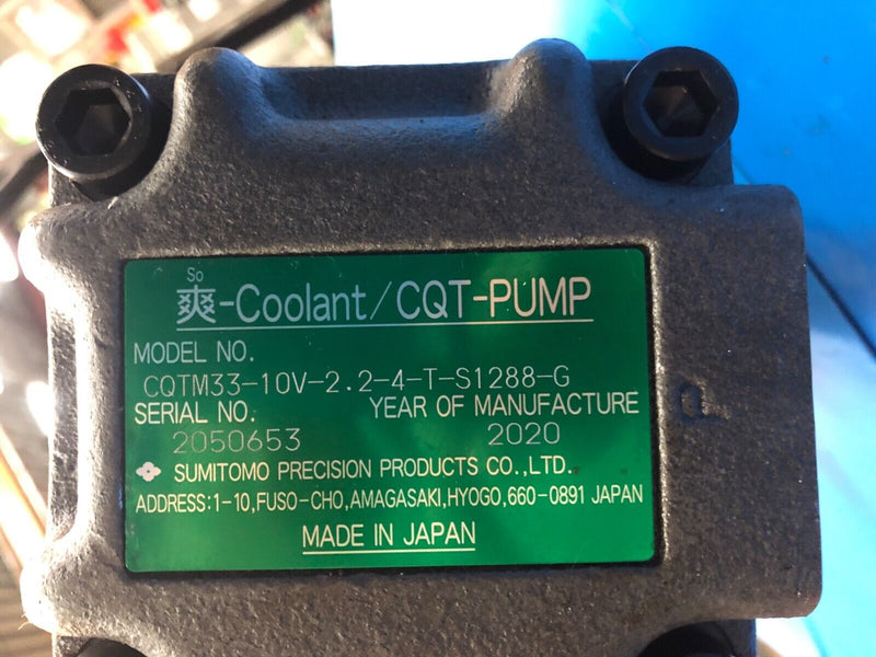 TOSHIBA PREMIUM GOLD MOTOR 2,2KW mit Hydraulik-Pumpe Sumitomo CQTM33